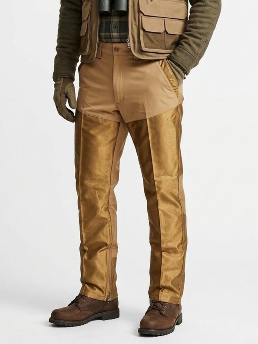 New With Tags Vintage 10x Colorblock Tan Utility Hunting Pants - Size 32 Medium